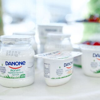 Термостатный йогурт Danone c новыми вкусами