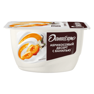 Даниссимо Абрикосовый десерт с ванилью 130 гр