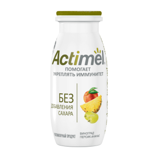 Actimel без добавления сахара 95 гр